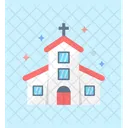 Casa Cristiana Iglesia Edificio De La Iglesia Icono