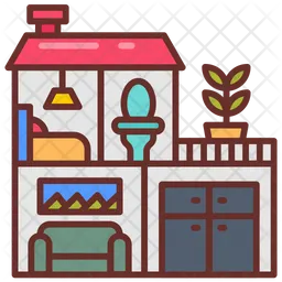 Casa de boneca  Ícone