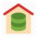 Data House Datacenter Data Warehouse Icon