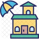 Casa de dos pisos  Icono