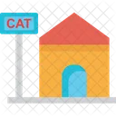 Casa Para Gatos Casa Para Gatos Gato Icon