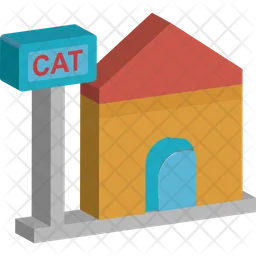 Casa del gato  Icono