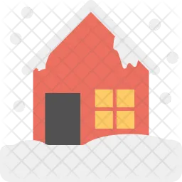 Casa de nieve  Icono
