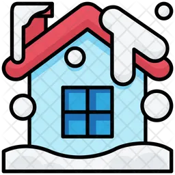 Casa de nieve  Icono