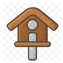 Passaro Casa Animal Ícone