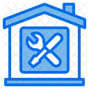 Casa de reparación  Icono