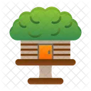 Casa del árbol  Icono