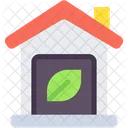 Casa Ecologica Ecologia Y Medio Ambiente Bienes Raices Icono