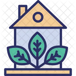 Casa ecológica  Icono