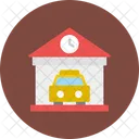 Garaje De Casa Coche Garaje Icon