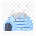 Casa Iglu Derretimiento Calamidad Icono