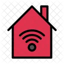 Casa Inteligente Wi Fi Domestico Internet Ícone