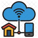 Casa Inteligente Casa Wi Fi Ícone