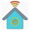 Casa Inteligente Automacao Residencial Wi Fi Iot Internet Coisas Ícone