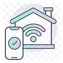 Casa inteligente wifi  Icono