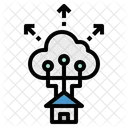 Compartir Web Nube Icono