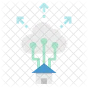 Compartir Web Nube Icono