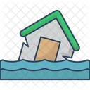 Danos Por Inundacion Danos Por Agua Danos A La Propiedad Icon