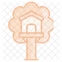 Casa Na Arvore Logotipo Midia Social Ícone