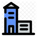 Casa y garaje  Icono