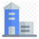 Casa y garaje  Icono