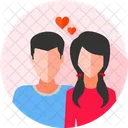 Casal Amor Romance Icon