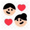 Casal Romantico Amor Icon