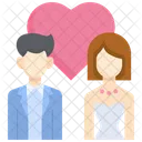 Casal casado  Ícone