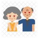 Casal De Idosos Casal Casamento Ícone