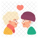 Casal idoso  Ícone