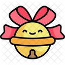 Cascabel Kawaii Navidad Icon