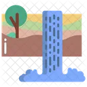 Cascada Agua Paisaje Icon