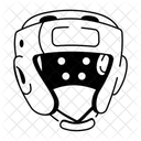 Casco De Boxeo Proteccion Para La Cabeza Seguridad Icono