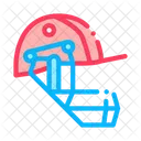 Casco de cricket  Icono