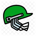 Casco De Cricket Casco Cricket Icono