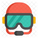 Casco de esqui  Icono