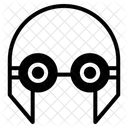 Icono De Dos Tonos Cyberpunk Icono