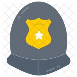 Casco de policia  Icono