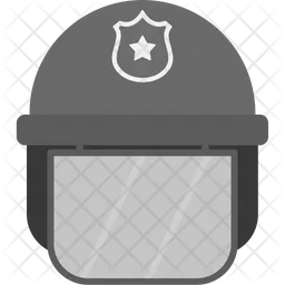 Casco de policia  Icono