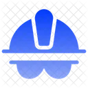 Casco De Proteccion Icono