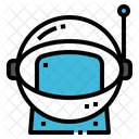 Espacio Casco Astronauta Icono