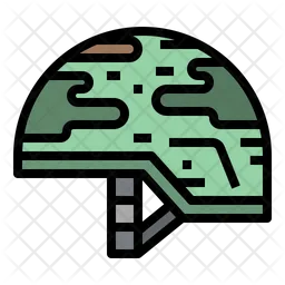 Casco militar  Icono