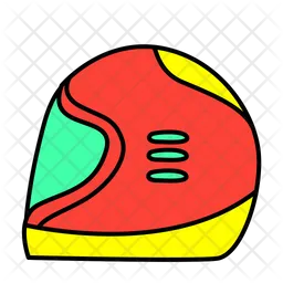 Casco de carreras  Icono