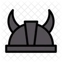Casco Vikingo Guerrero Icono