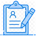 Case History Medical History Patient File Icon