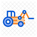 Case Loader Tractor Icon
