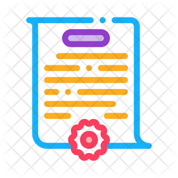 Case Parsing Icon - Download in Colored Outline Style