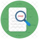 Find User Case Study Study Analysis Icon