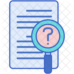 Case Study Icon - Download in Colored Outline Style
