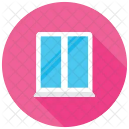 Casement Window  Icon